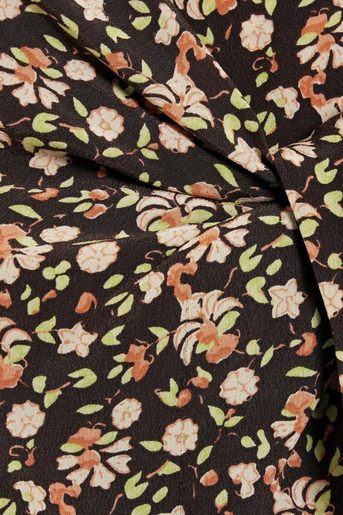 Joie Maraloma twist-front floral-print silk top 4