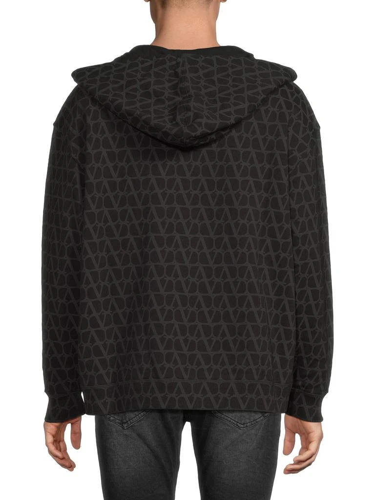 Valentino Toile Cotton Zip Hoodie 2