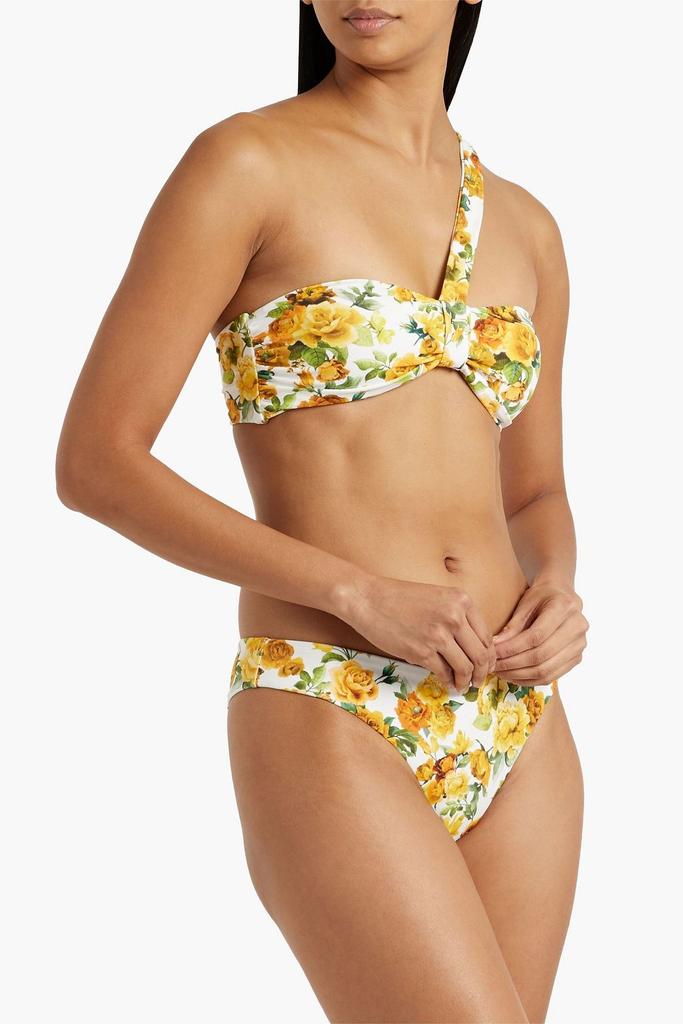 Onia Chiara floral-print mid-rise bikini briefs