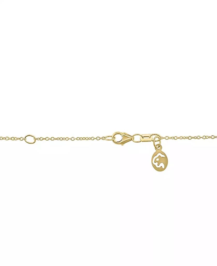 Effy Diamond (1/20 ct. t.w.) 
Multi Gemstones (1-1/5 ct. t.w.) Pendant Necklace in 14k Yellow Gold 4