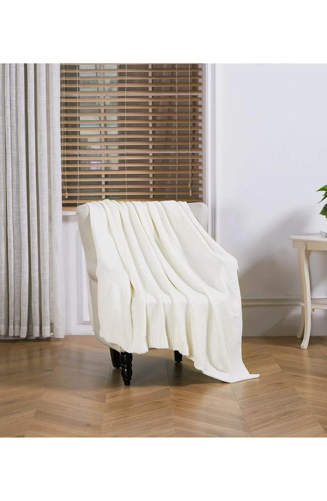 BCBG Chenille Knit Throw Blanket 4