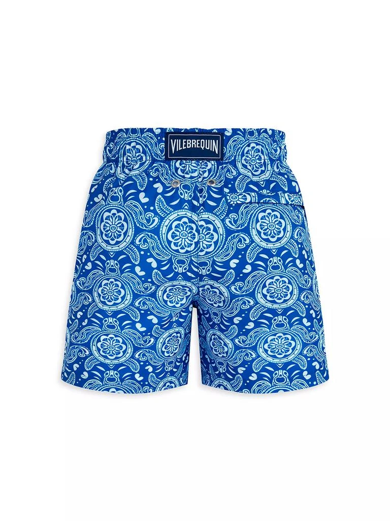 Vilebrequin Little Boy's & Boy's Graphic Turtle Swim Shorts 3