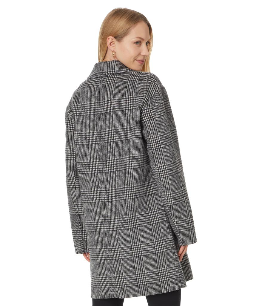 Elliott Lauren Two Faced - Reversible Double Face Button Front Plaid Jacket