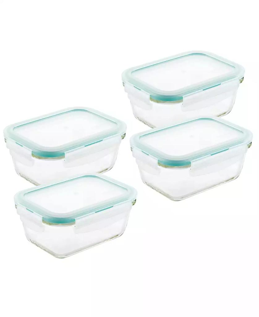 Lock & Lock Purely Betterâ„¢ Glass 8-Pc. Rectangular 14-Oz. Food Storage Containers