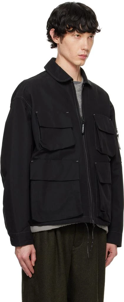 And Wander Black C/PE Twill Field Jacket 2
