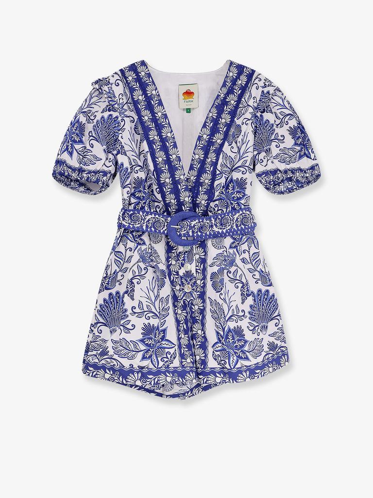 ☆関税込み☆【FARM RIO】Bloom Garden cotton romper FARM Rio Bloom Garden Off White Romper | Shopbop