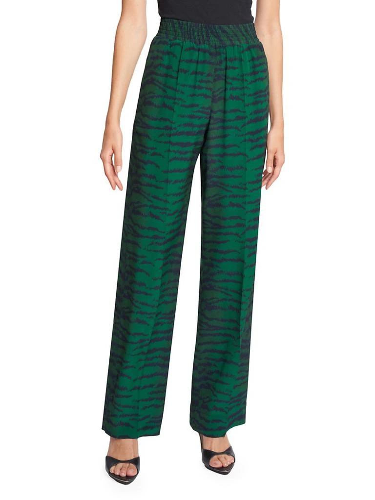 Victoria Beckham Printed Elasticized Trousers 3