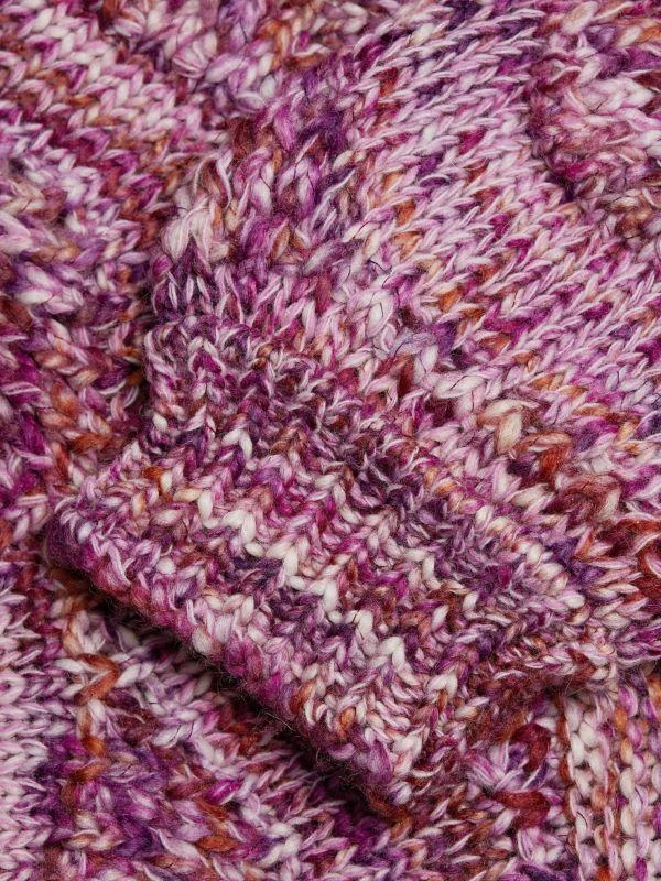 ba&sh Stimpo Cable-Knit Wool-Blend Sweater 5