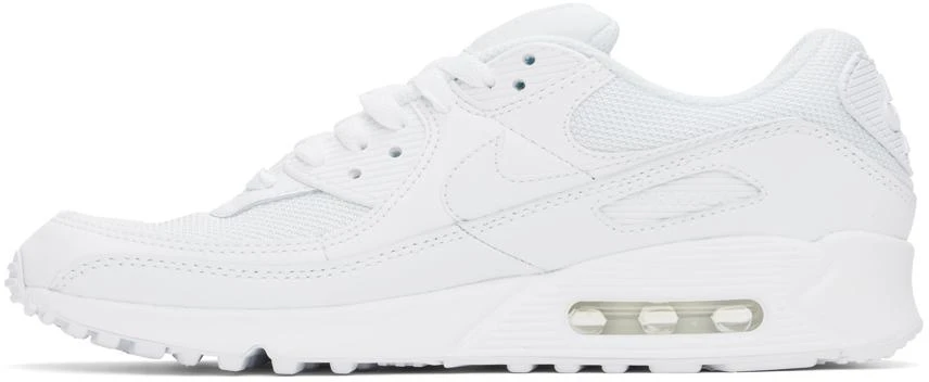 NIKE White Air Max 90 Sneakers 3