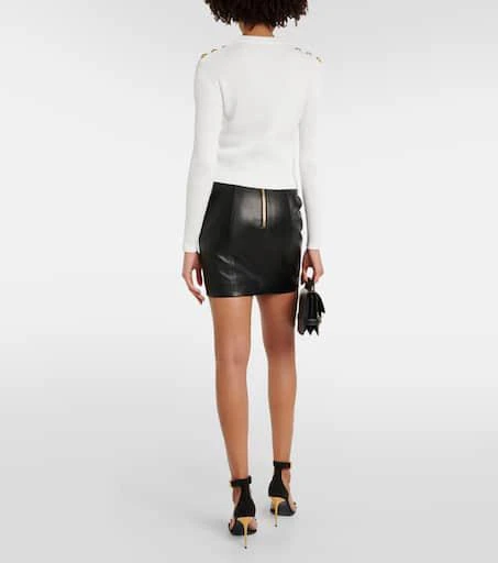 Balmain Embellished knitted top 3