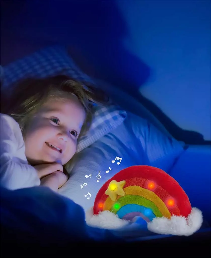 Geoffrey's Toy Box 12" Plush Rainbow with LED Lights and Sound, Created for Macy's 2