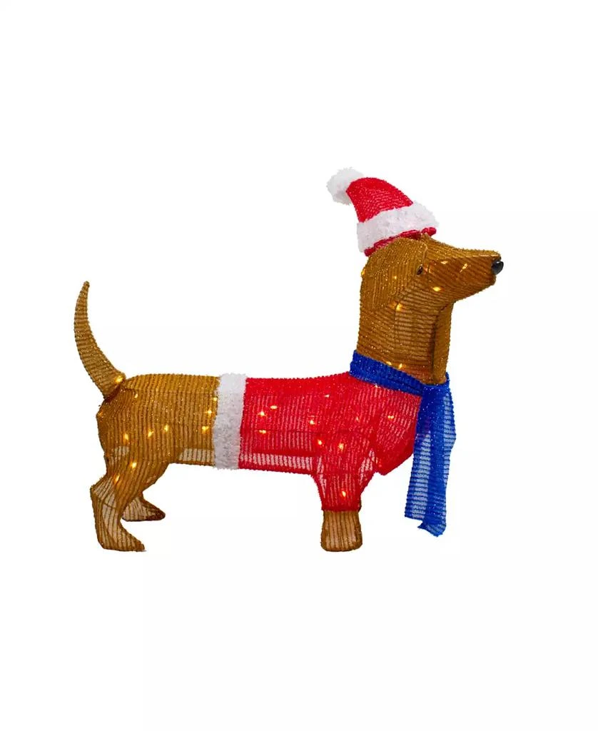 Northlight 26" LED Lighted Dachshund Dog Outdoor Christmas Decoration 2