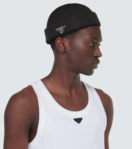 Prada Re-Nylon padded beanie 3