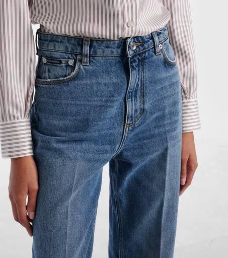 Dolce 
Gabbana High-rise straight jeans 4