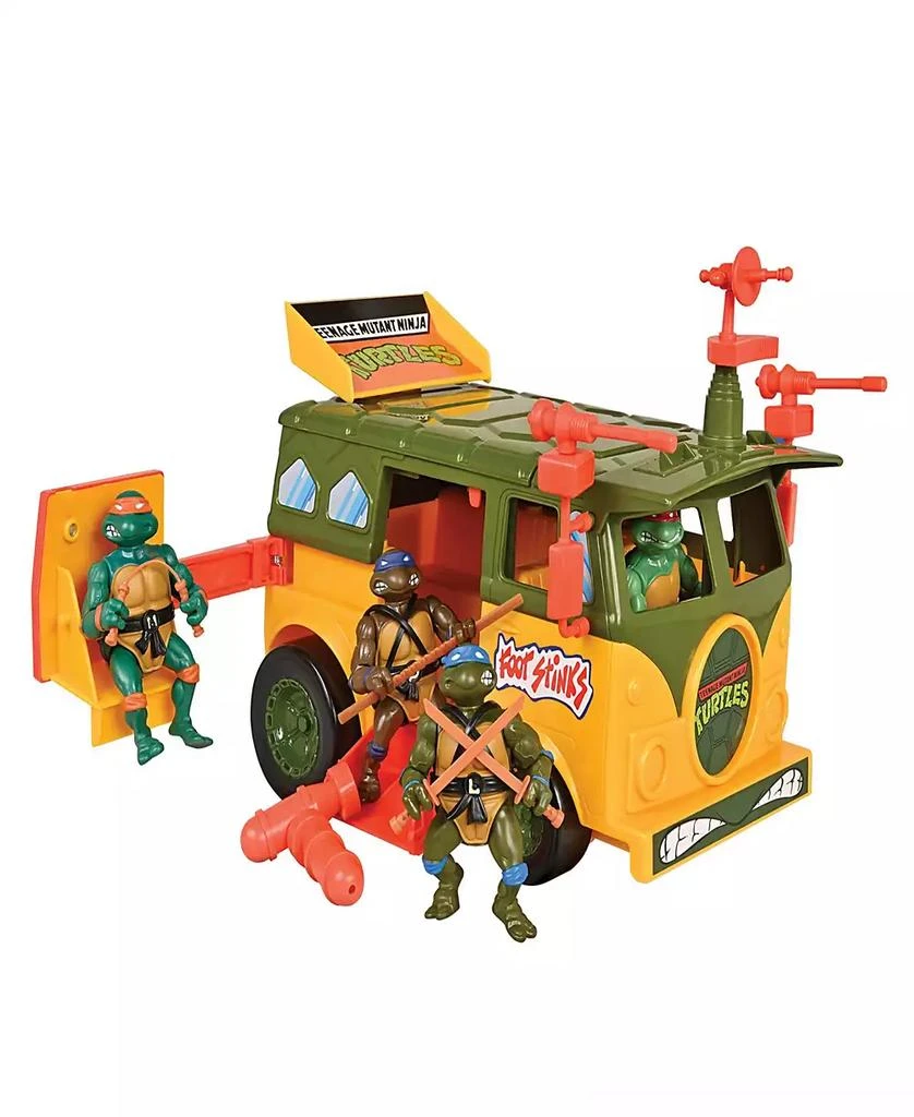 TEENAGE MUTANT NINJA TURTLES Original Party Wagon Action Figures 3