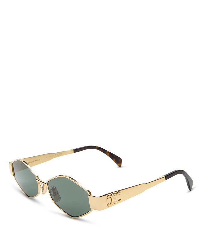 Celine Geometric Sunglasses, 54mm