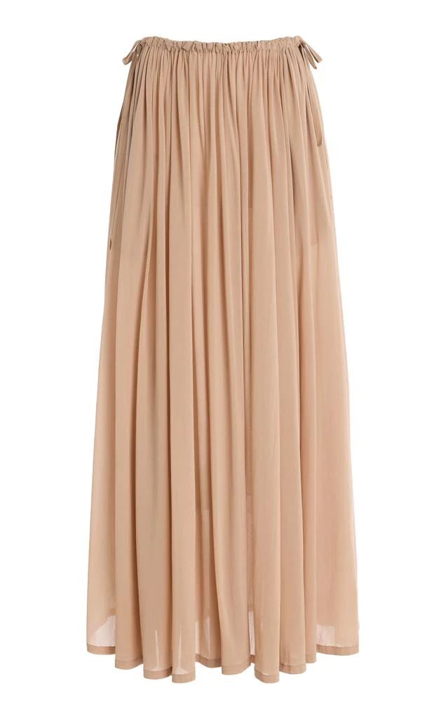 PHILOSOPHY di LORENZO SERAFINI Philosophy di Lorenzo Serafini - Gathered Stretch-Tulle Maxi Skirt - Neutral - IT 44 - Moda Operandi 1
