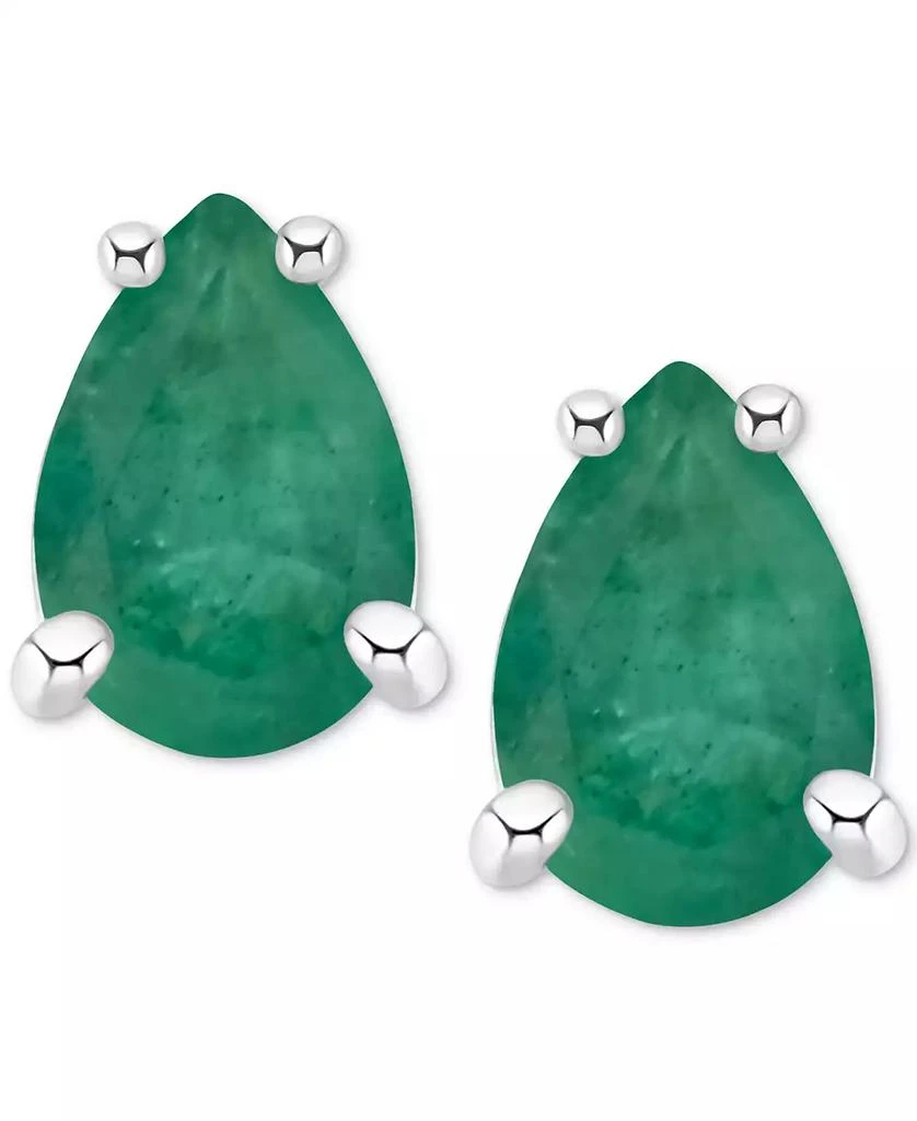Macy
s Sapphire Stud Earrings (1 ct. t.w.) in 14k White Gold (Also in Ruby 
Emerald) 1
