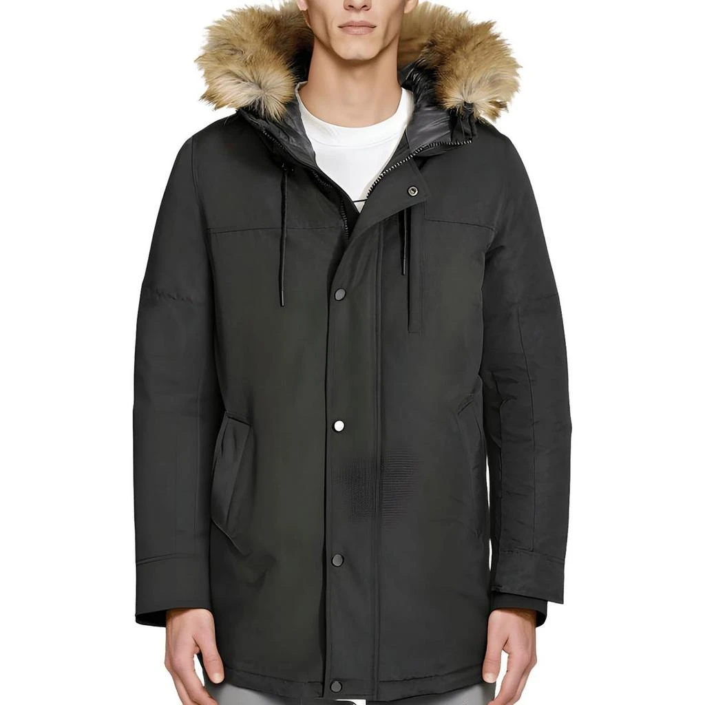Calvin Klein Mens Insulated Polyester Parka Coat 1