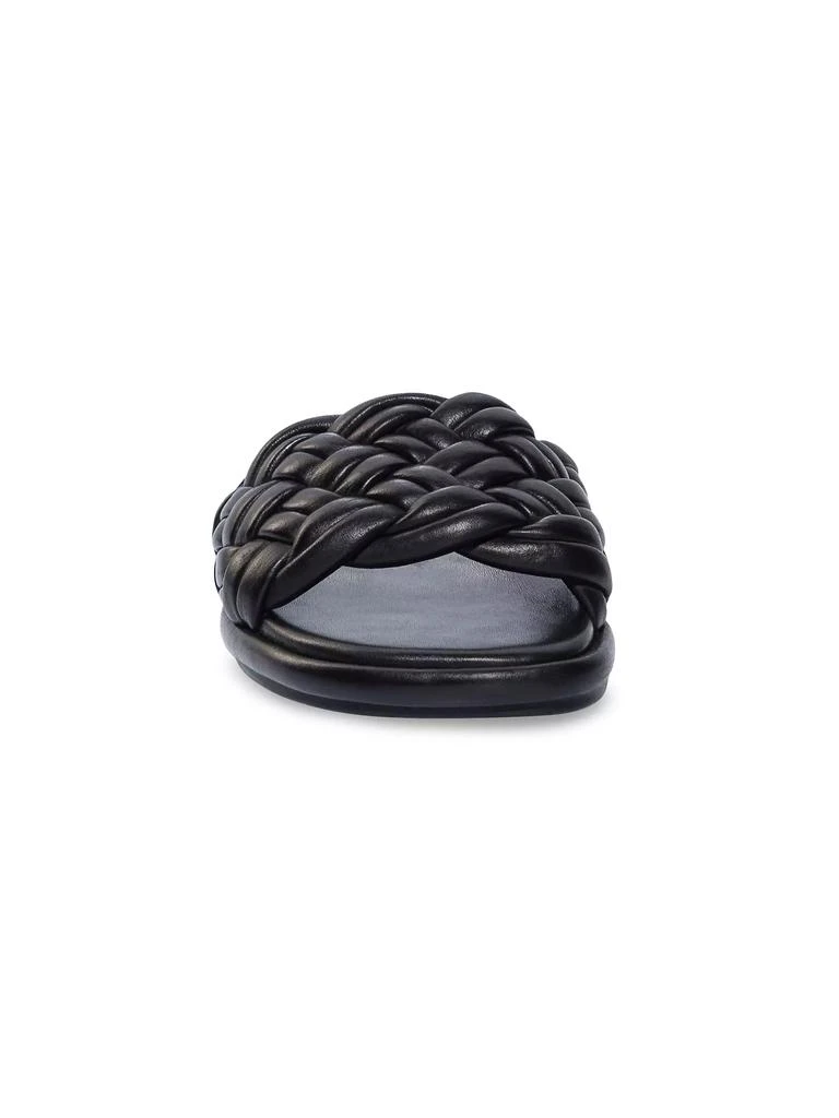 Bernardo Troy Leather Woven Sandals 4