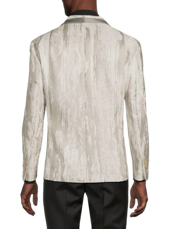 Tallia Jacquard Shawl Lapel Slim-Fit Blazer 2