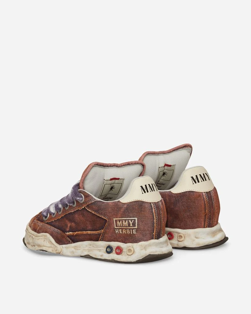 Maison MIHARA YASUHIRO Herbie OG Sole Puffer Canvas Low Sneakers Purple 4