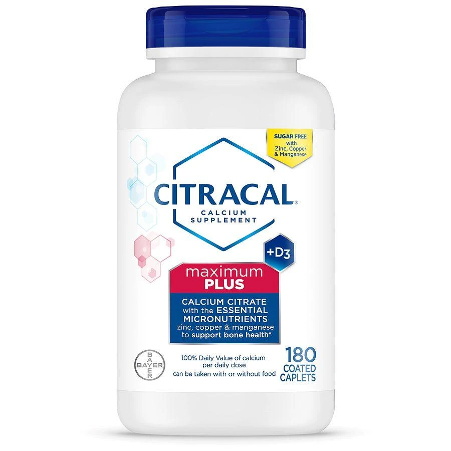Citracal Maximum Plus Calcium Supplement + D3 Coated Caplets 1