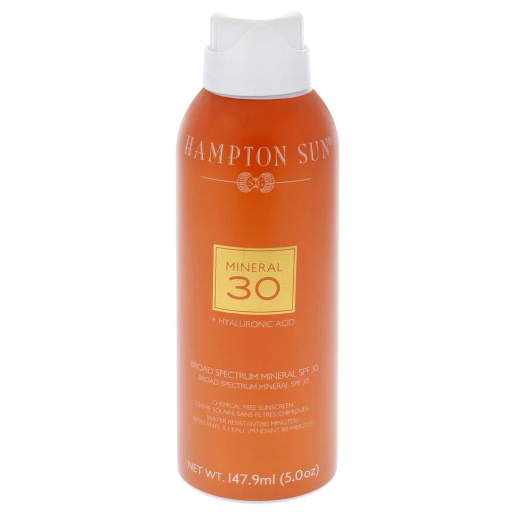 Hampton Sun Mineral Plus Hyaluronic Acid SPF 30 by  for Unisex - 5 oz Sunscreen 1