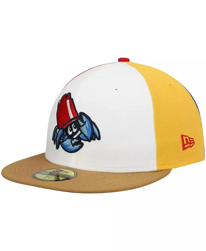New Era Men's White Lakewood Blueclaws Authentic Collection Team Alternate 59FIFTY Fitted Hat 1