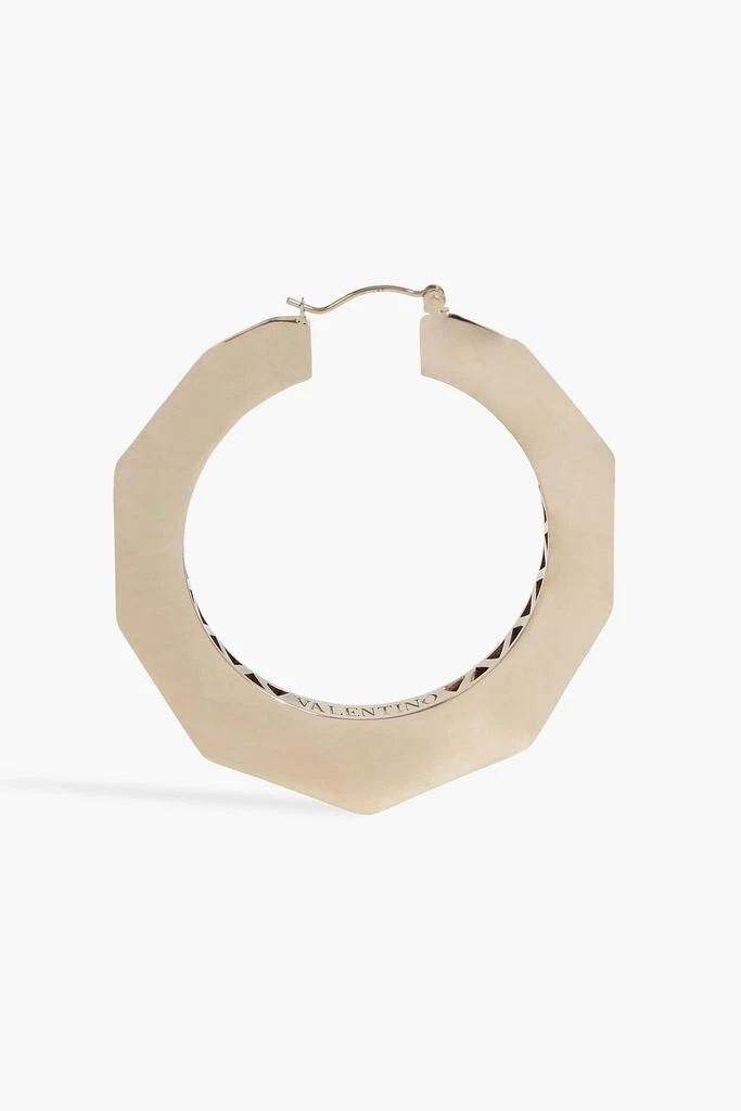 Valentino Gold-tone hoop earrings 3