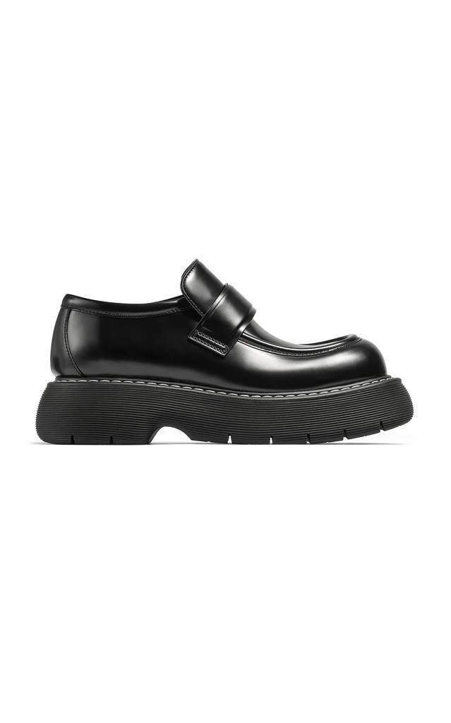 Bottega Veneta Bottega Veneta - Osaka Leather Platform Loafers - Black - IT 39 - Moda Operandi 1