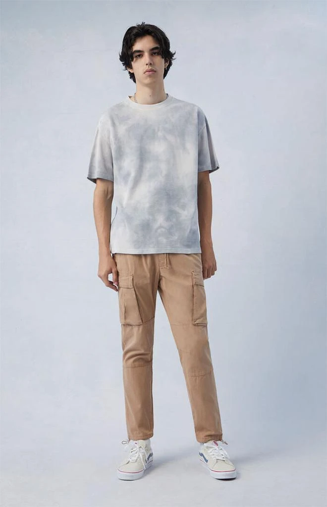 PacSun Eco Stretch Canvas Khaki Slim Cargo Pants 5