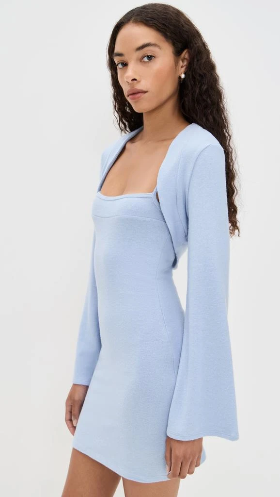 Reformation Chloe Knit Shrug Dress Set 3