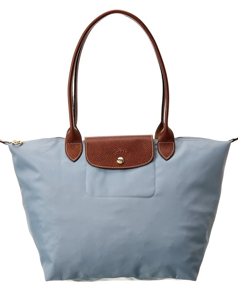 Longchamp Longchamp Le Pliage Original Large Canvas & Leather Tote 1