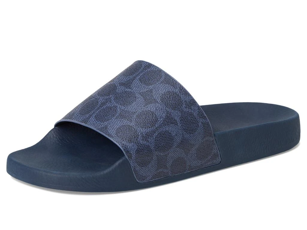 Coach Signature Coated Canvas Pool Slide 7