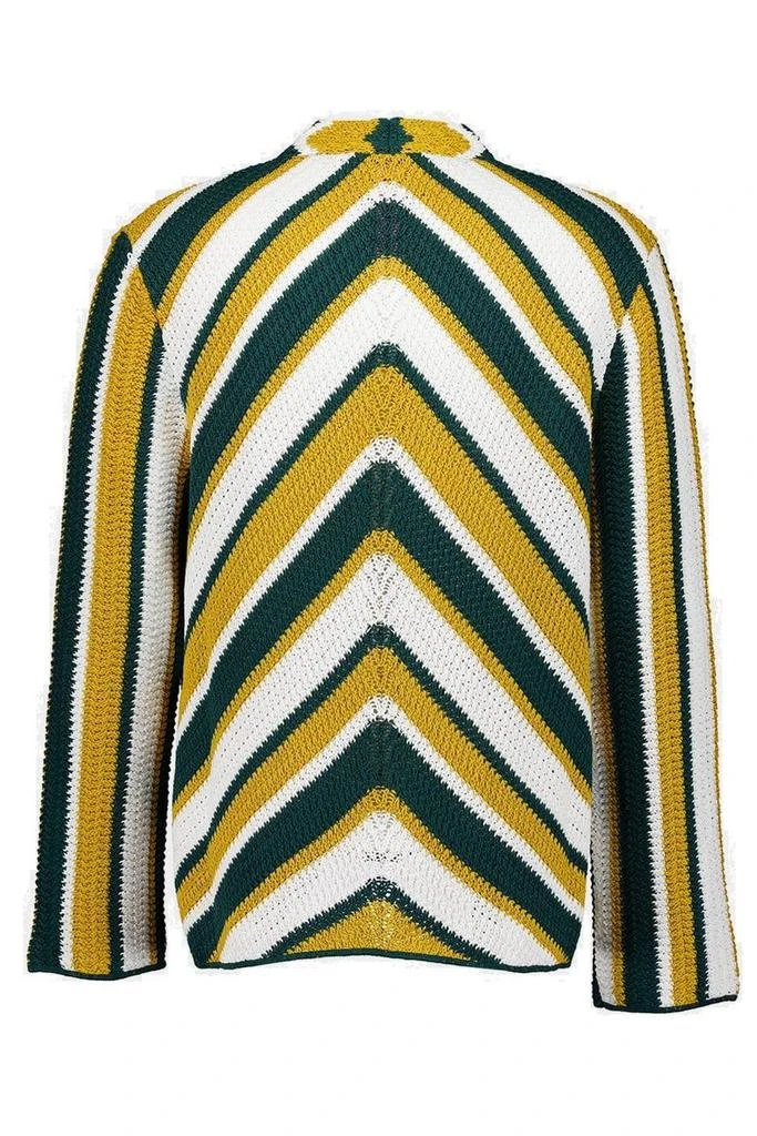 Marni Marni Chevron Patterned Crochet Cardigan 2