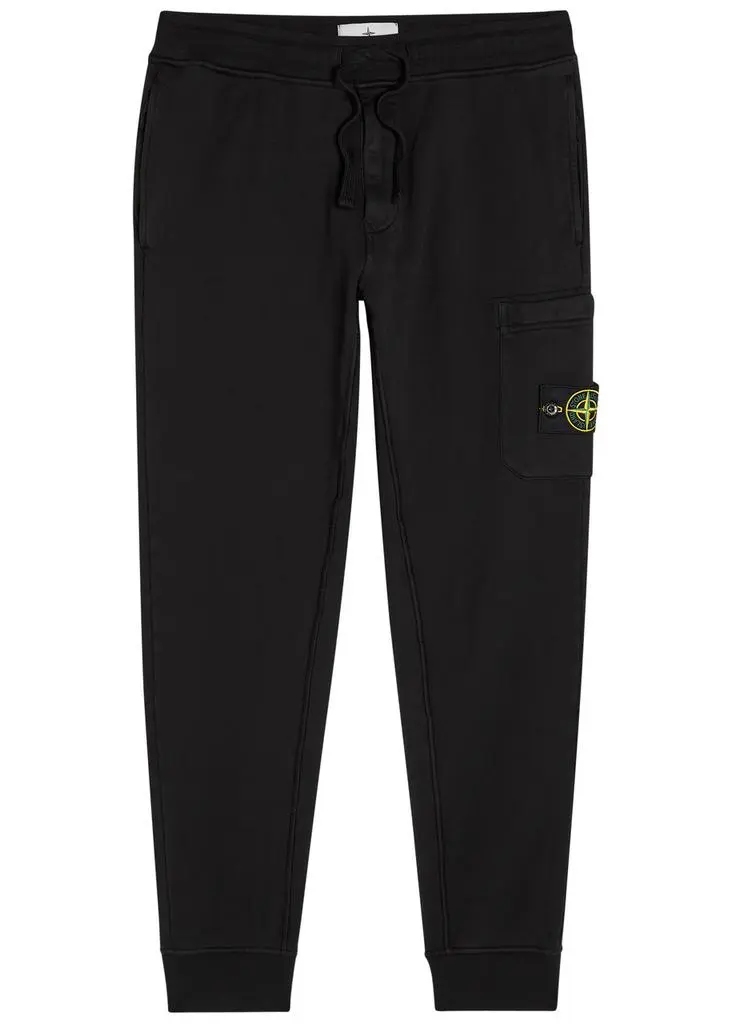 Stone Island Logo cotton sweatpants