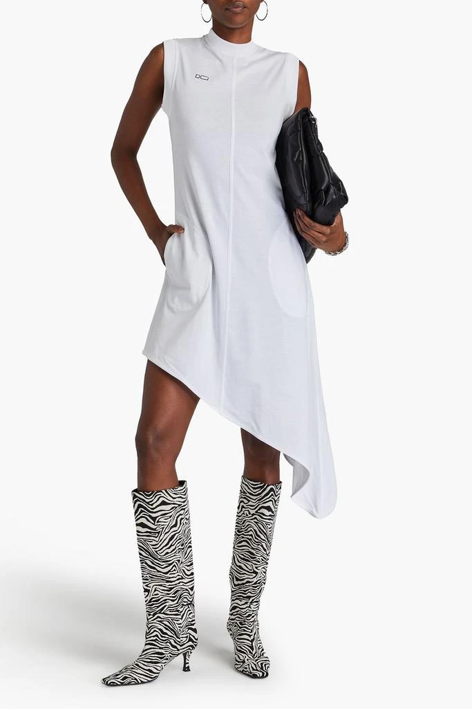 Peter Do Asymmetric cotton-jersey midi dress 2