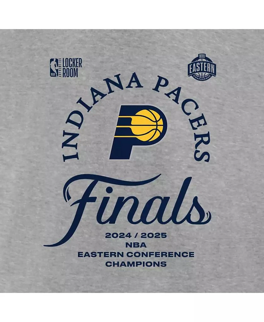 Fanatics Men's Steel Indiana Pacers 2025 NBA Eastern Conference Champions Locker Room T-Shirt 4