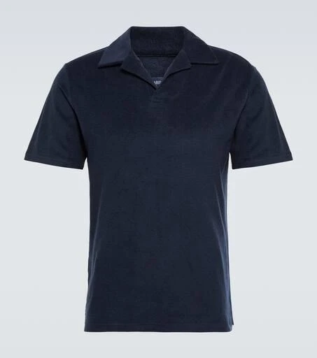Frescobol Carioca Faustino terry polo shirt 1