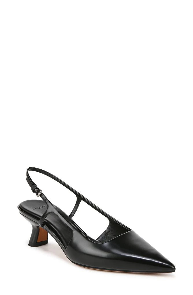 Vince Bianca Slingback Pointed Toe Pump