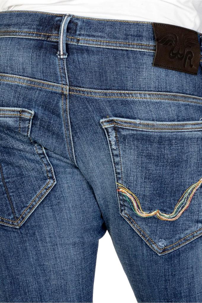 Replay 'We R ' Edition Mid Rinse Jeans