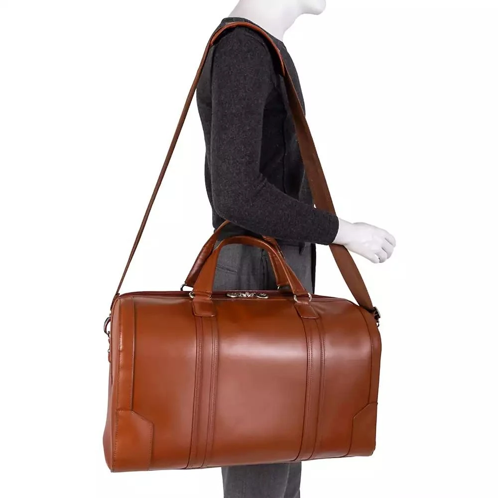 McKlein Kinzie 20" Leather Duffel Bag 8