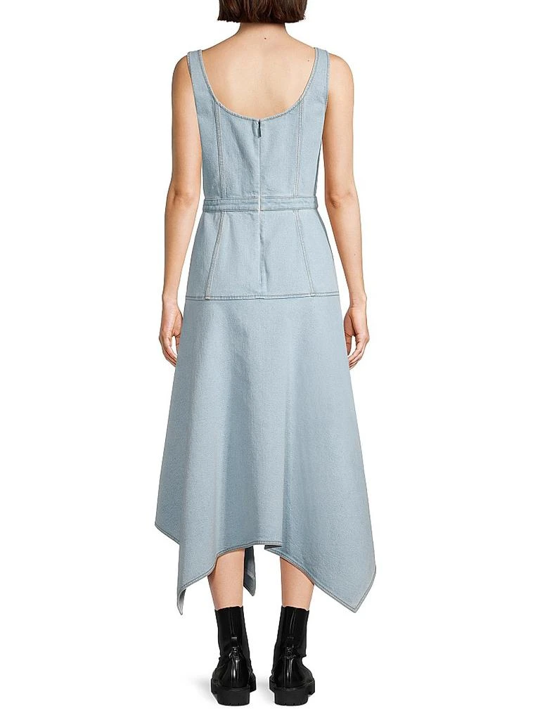 Jason Wu Denim Handkerchief Midi-Dress 5