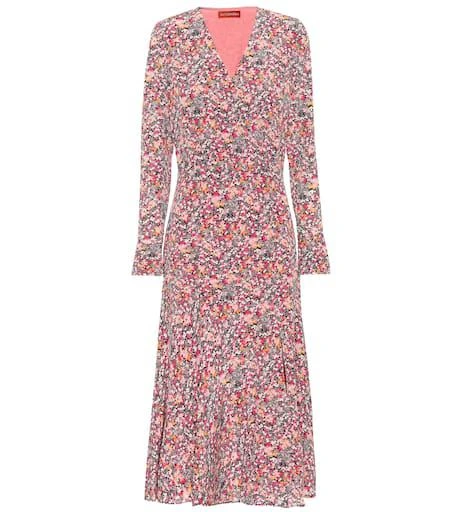 Altuzarra Martha floral silk midi dress 1