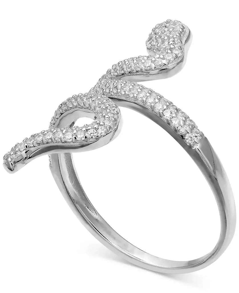 Giani Bernini Cubic Zirconia Snake Ring in Sterling Silver, Created for Macy
s 4