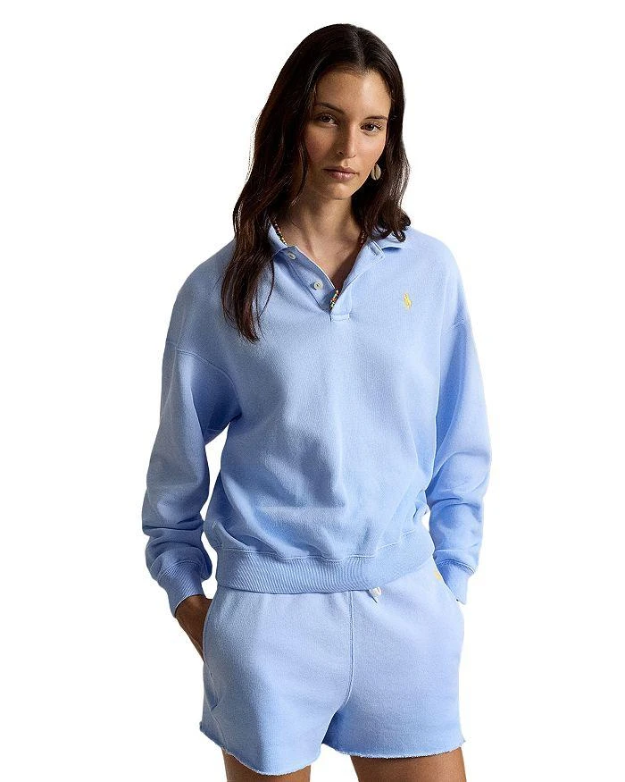 Ralph Lauren Lightweight Fleece Long Sleeve Polo