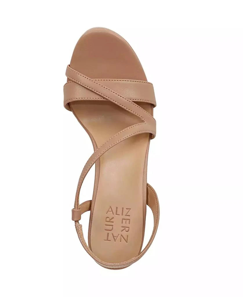 Naturalizer Women's Abby Open Square Toe Platform Dress Sandals 4