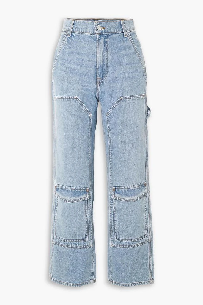GRLFRND Milla cropped high-rise straight-leg jeans 1