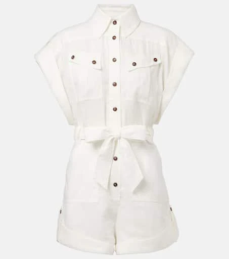 Zimmermann Linen playsuit 1
